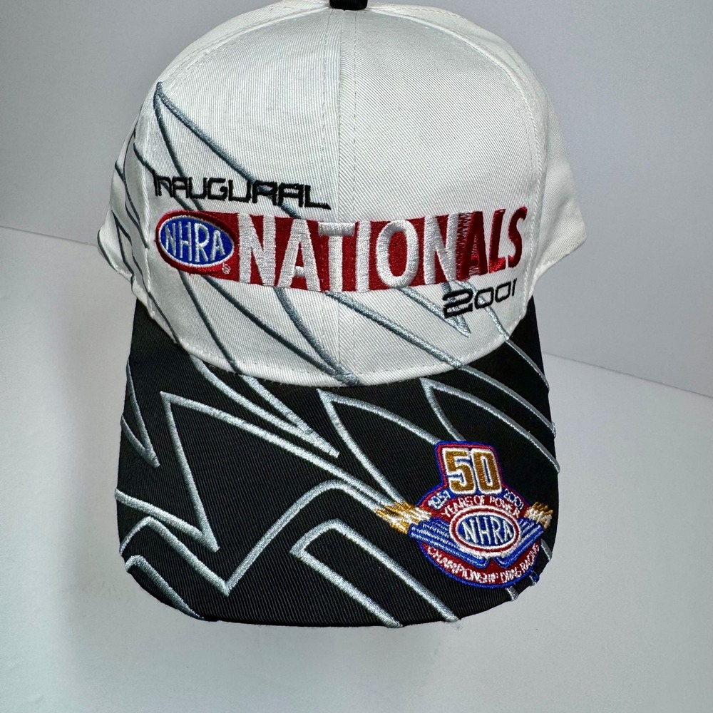 NHRA Nationals Inaugural‎ 2001 Chicago Hat Racing Cap 50 Years Power Y2K